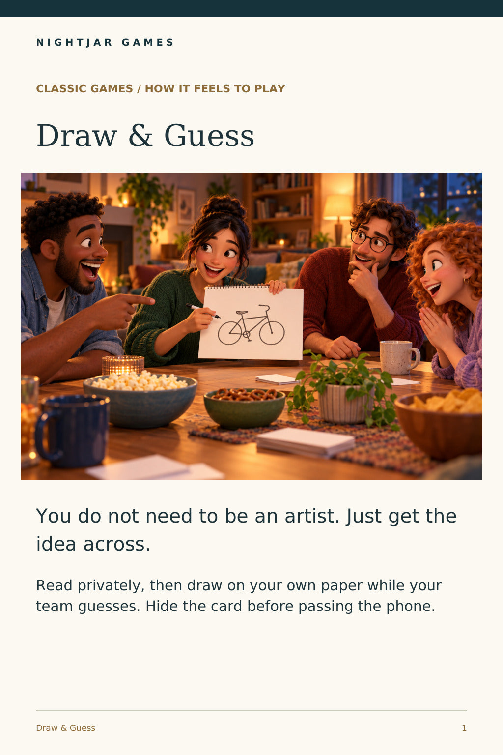 Nightjar Games draw — scene