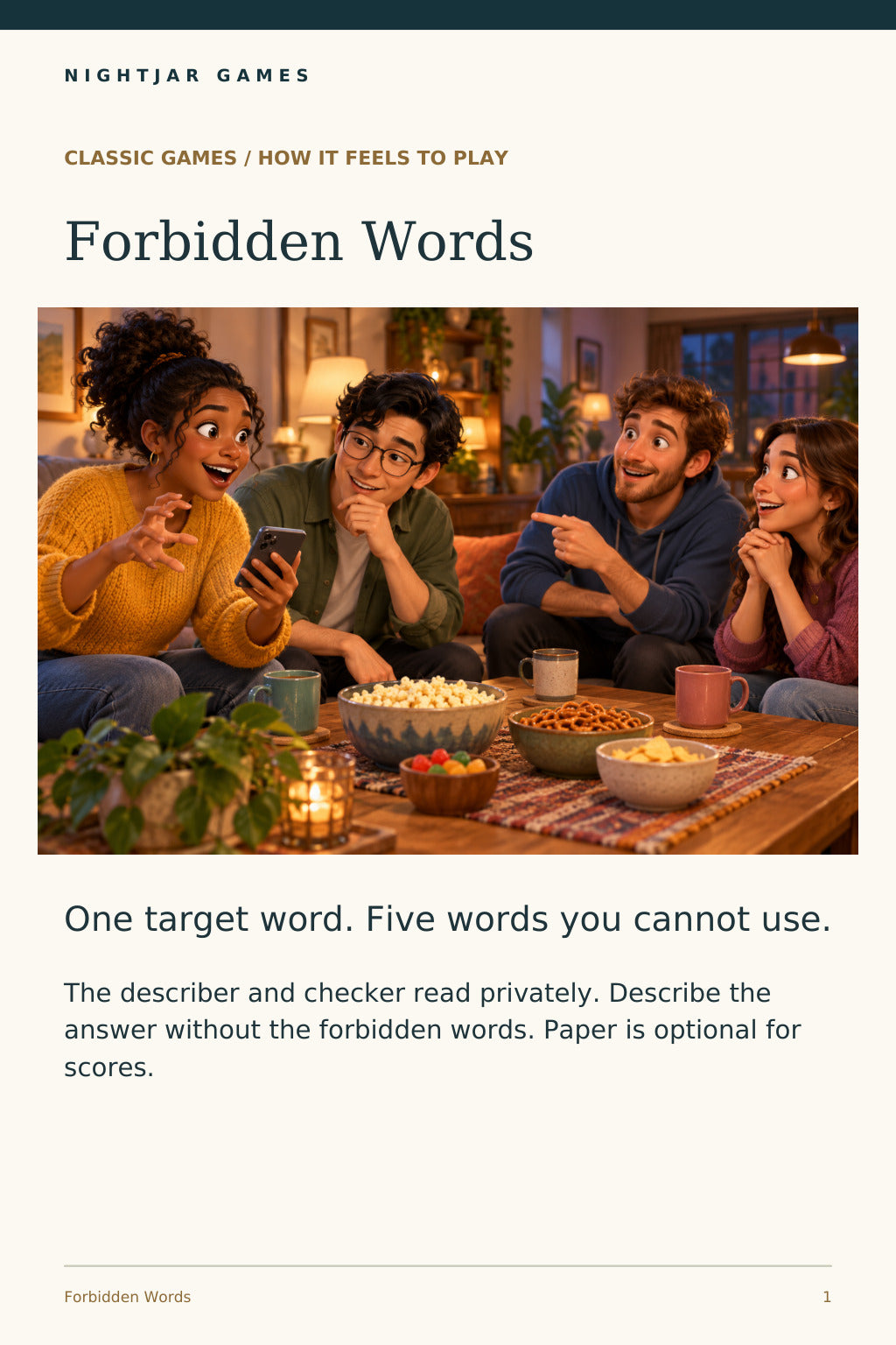 Nightjar Games forbidden — scene